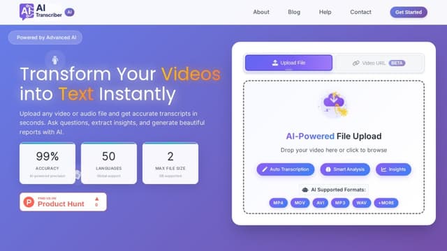 AI Transcriber | AI Tool Directory