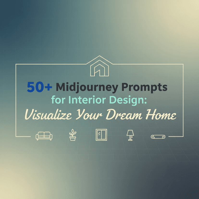 50+ Midjourney Prompts for Interior Design: Visualize Your Dream Home ...