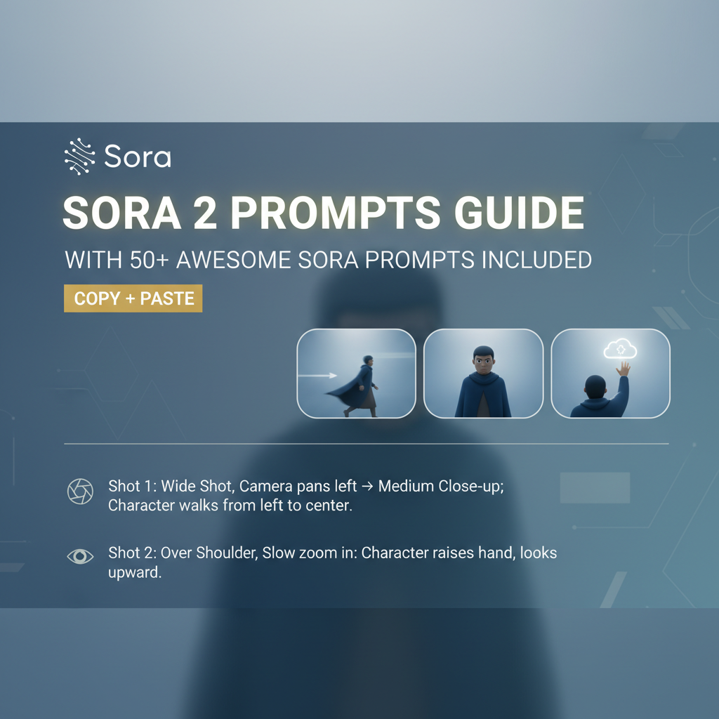 Sora 2 Prompts Guide with 50+ Awesome Sora Prompts Included (Copy + Paste).