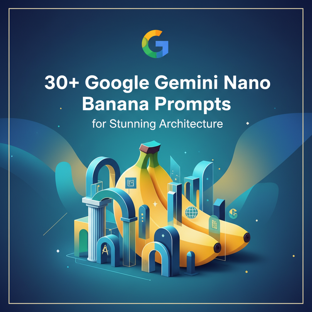30+ Google Gemini Nano Banana Prompts for Stunning Architecture