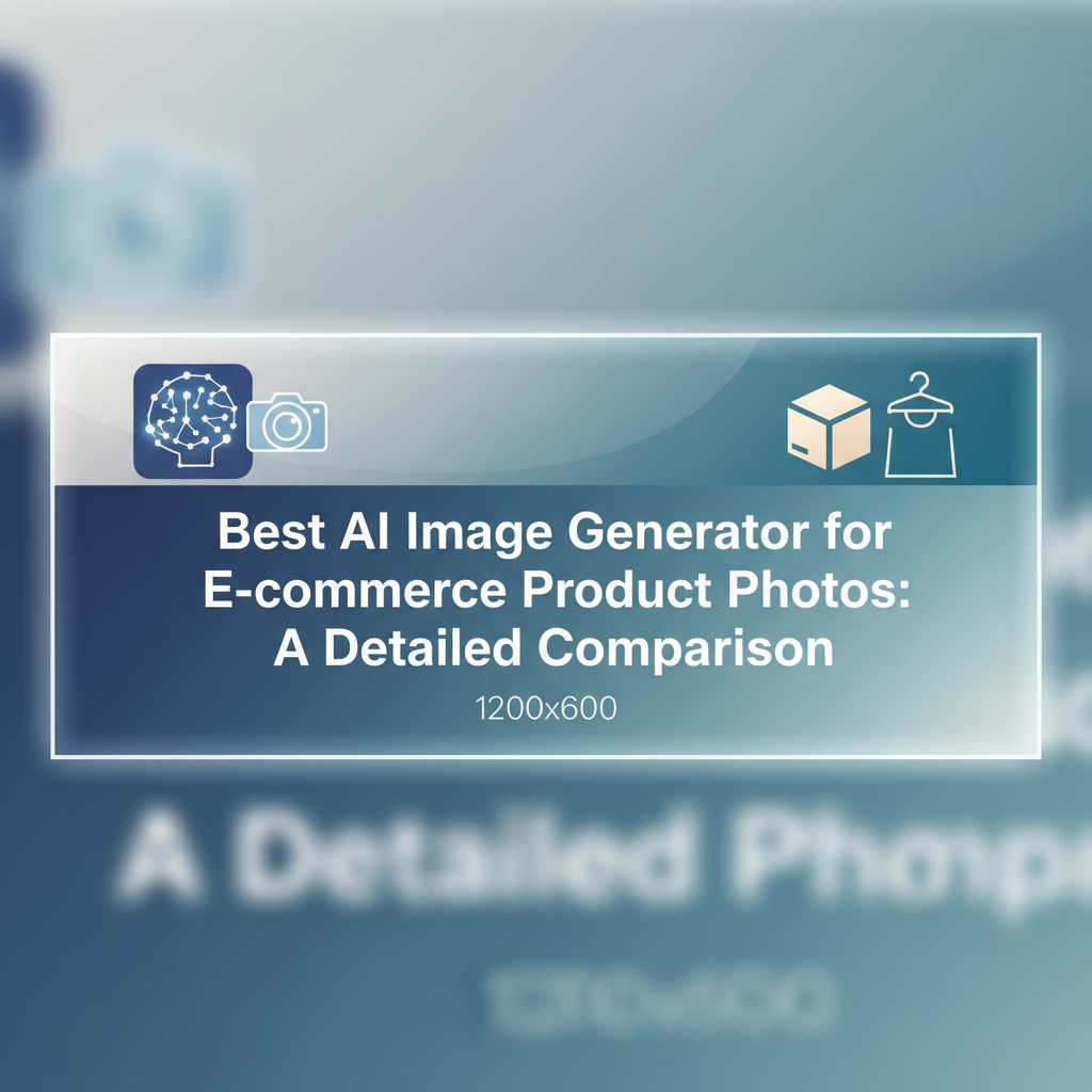 Best AI Image Generator for E-commerce Product Photos: A Detailed Comparison