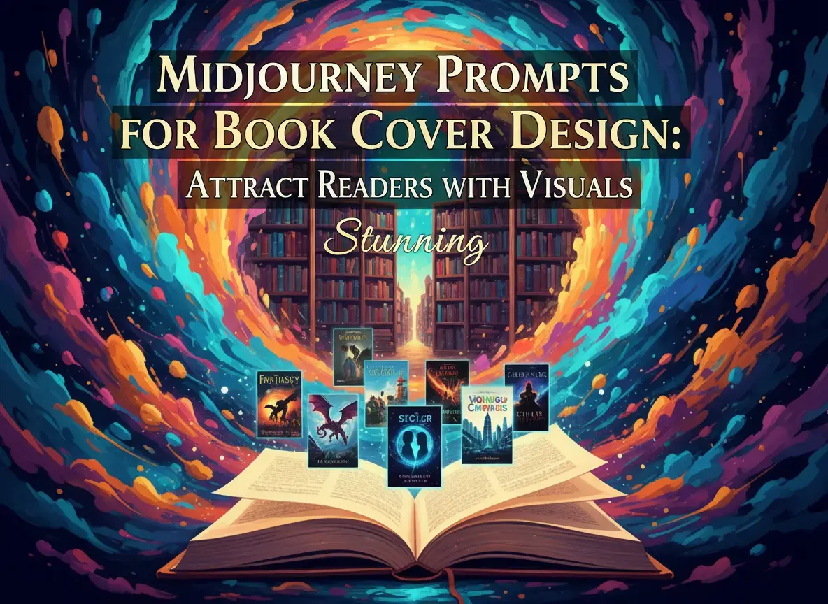 Midjourney Prompts for Book Cover Design: Attract Readers with Stunning Visuals