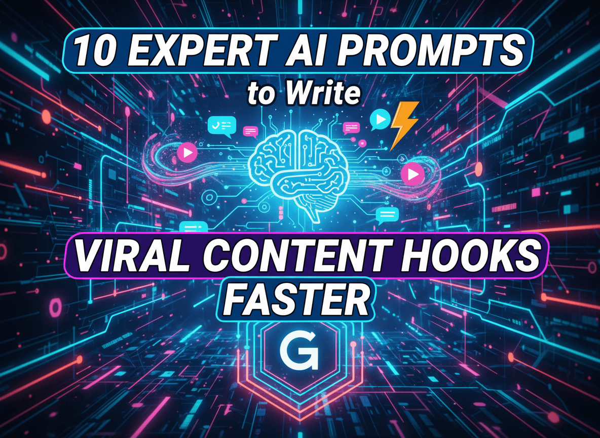 10 Expert AI prompts to write viral content hooks faster
