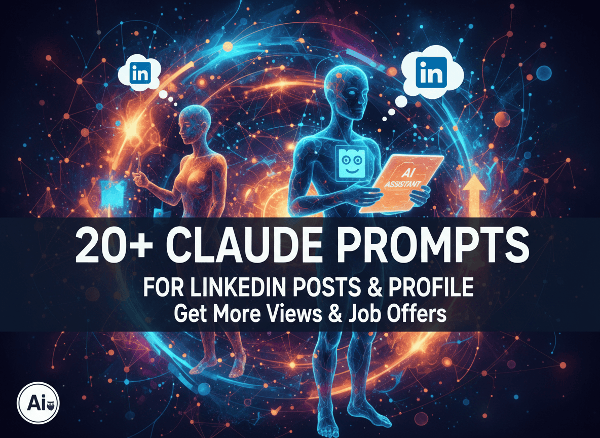20+ Claude Prompts for LinkedIn Posts & Profile: Get More Views & Job Offers