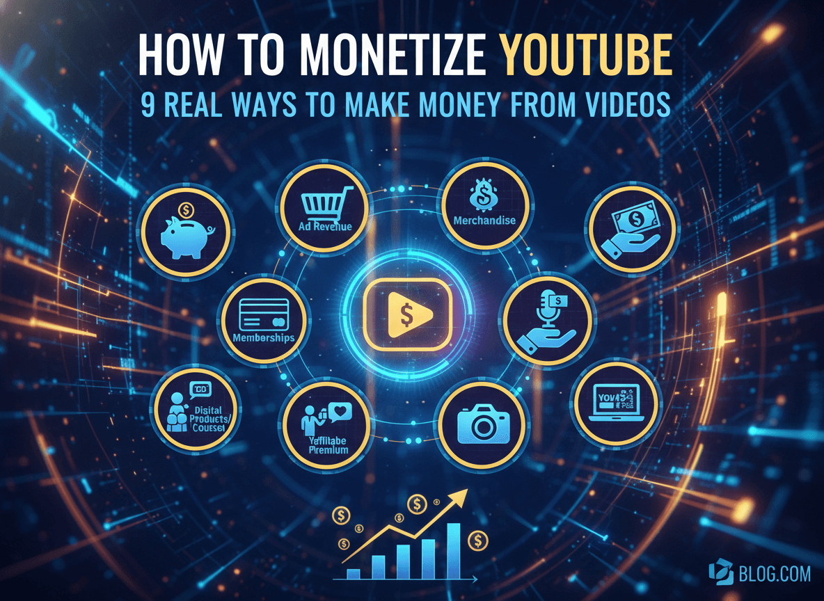 How to monetize YouTube: 9 Real Ways to Make Money From Videos