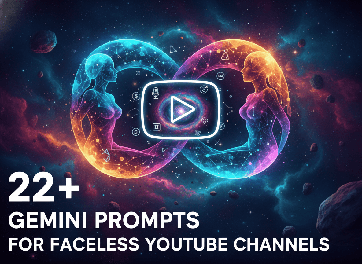 22+ Gemini prompts for faceless YouTube channels