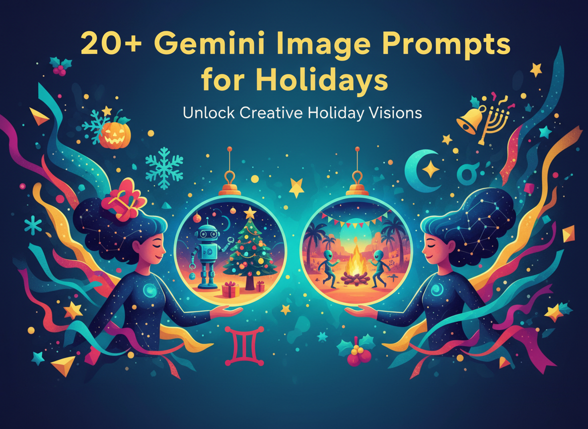 20+ Gemini Image Prompts for Holidays