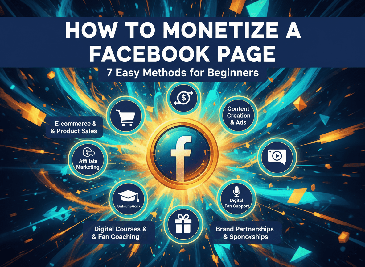 How to monetize a Facebook Page: 7 Easy Methods for Beginners
