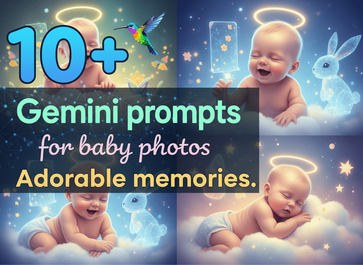 10+ Gemini prompts for baby photos: Adorable memories.