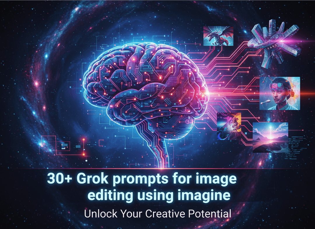 Grok Edited Images 30+ Grok prompts for image editing using imagine. | AI SuperHub Blog